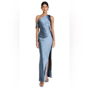 Runaway the Label // Gia Satin Maxi Dress